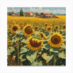 Sunflowers 1 Canvas Print