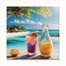 Tropical Drink 1 Canvas Print