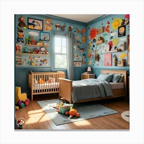 Child'S Bedroom 1 Canvas Print