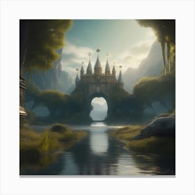 Fantasy Castle 2 Canvas Print