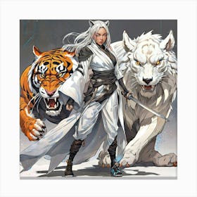 Tigress of the East 1 Canvas Print