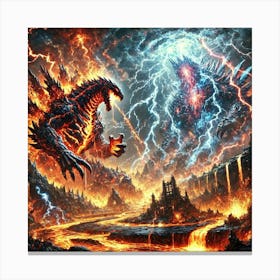 Pyroclastic Colossus 11 Canvas Print