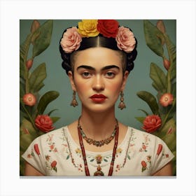 Default Default Vintage Frida Kahlo For Defferent Seasons Aest 0 (2) Canvas Print