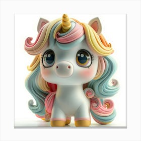 Unicorn Figurine 103 Canvas Print