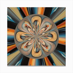 Whirling Geometry - #23 Canvas Print