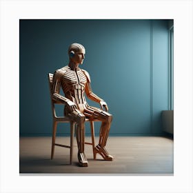 Human Skeleton 5 Canvas Print