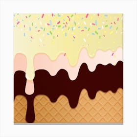 Ice Cream Sundae 12 Canvas Print