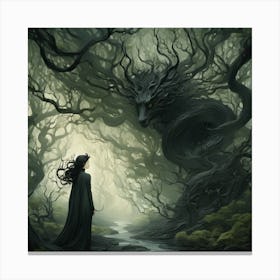 Dark Forest Canvas Print