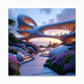 Futuristic House 16 Canvas Print