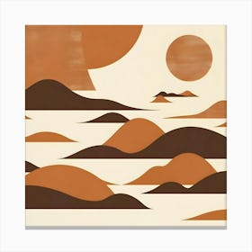 Desert Landscape 9 Canvas Print