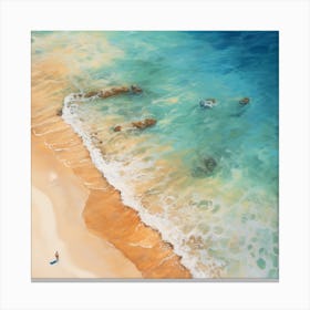 Sand And Surf Canvas Print