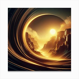 Abstract Landscape Canvas Print