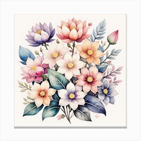 Enchanting Bouquet 1 Canvas Print