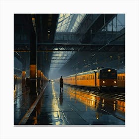 Train Station 5 Canvas Print