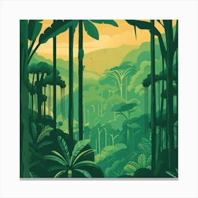 Tropical Jungle 5 Canvas Print