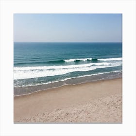 Beach At Sunrise Canvas Print