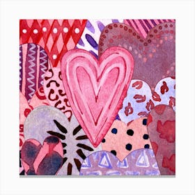 Heart Valentine'S Day Canvas Print