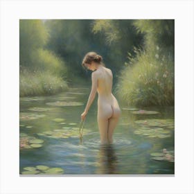 Skinny Dipping #5 Canvas Print