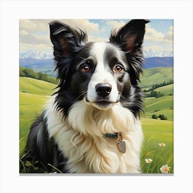 Border Collie Canvas Print