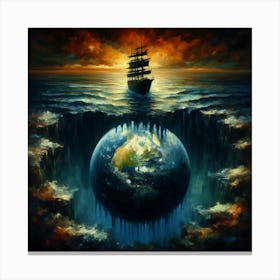 Earth In The Abyss Canvas Print