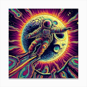 "Purple Haze" Moon Man Collection [Risky Sigma] Canvas Print