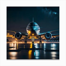 Airplane Airport (19) Canvas Print