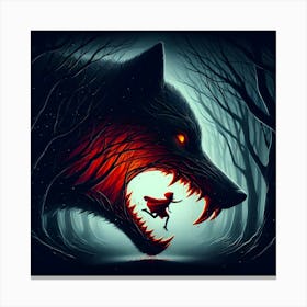 Red Riding Hood 2 Canvas Print