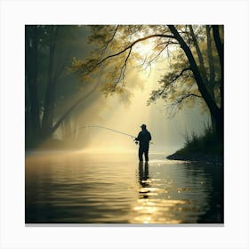 Gone Fishing Canvas Print