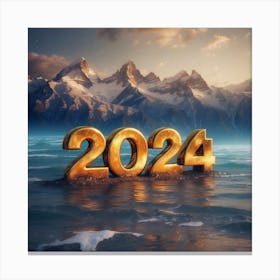 NEW YERS 2024 Canvas Print