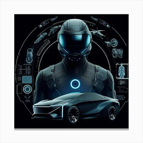 Futuristic Car 46 Canvas Print