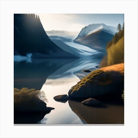 Swedish Landscape Canvas Print