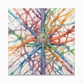 Neuron Painting 2 Canvas Print