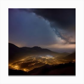 Stormy Night Canvas Print