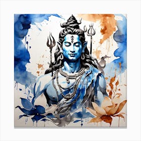 Lord shiva Canvas Print