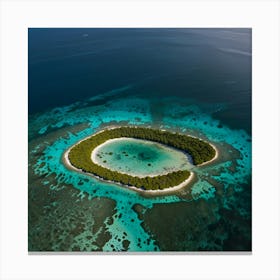 Island In The Middle Of The Ocean 2 Canvas Print