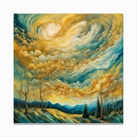 Sunset In The Sky Canvas Print