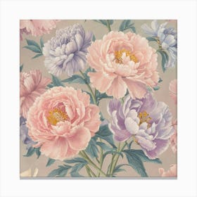 Peonies Canvas Print