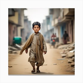 Pakistan Child Canvas Print