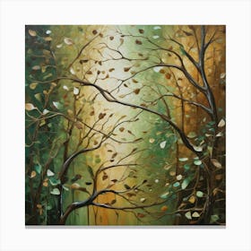 Tree In The Forest Canvas Print