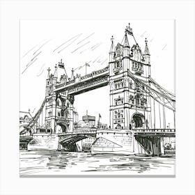 Tower Bridge London 2 Canvas Print