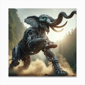 Robot Elephant 1 Canvas Print