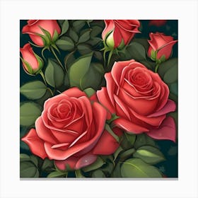 Rose charms Canvas Print