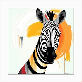 Zebra 10 Canvas Print