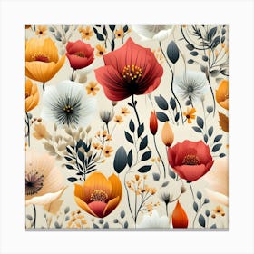 Floral 3052x3052px 300dpi1 Canvas Print