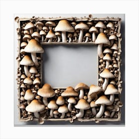 Mushroom Frame Canvas Print