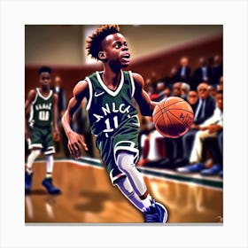 Nba Basketball Player Canvas Print