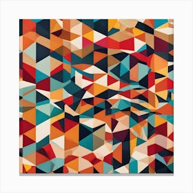 BB Borsa Abstract Geometric Pattern Canvas Print
