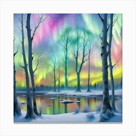 Aurora Borealis Canvas Print