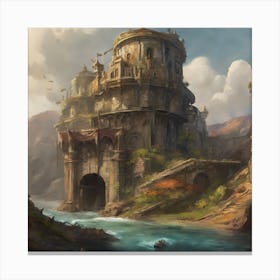 Fantasy Castle 82 Canvas Print