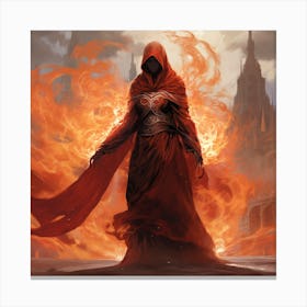 Red Cloak Canvas Print